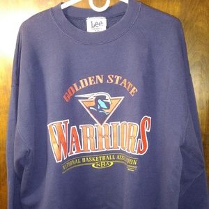 warriors crewneck